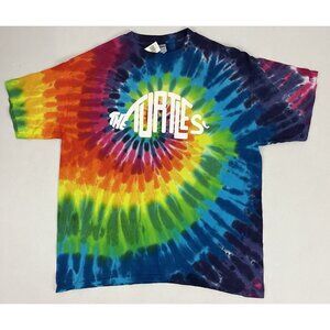 Vintage The Turtles Disney Epcot Tie Dye T-Shirt Flower Power Concert Sz XL NWT